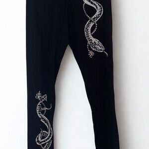 Killstar Black Snake Leggings
